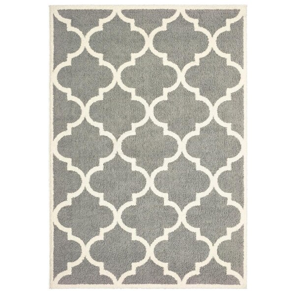 Oriental Weavers 3 ft. 10 in. x 5 ft. 5 in. Verona Casual Area Rug, Grey V529H6117165ST - main